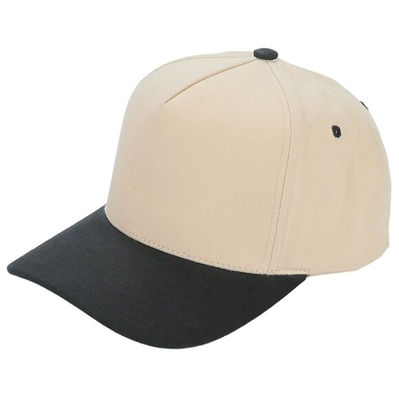 Two Tone Canvas Trucker Hat Baseball Cap - Picture 6 of 16